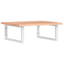  Basin Shelf Wall Mounted Bathroom Countertop Steel And Solid Wood Oak-406576308-406576309