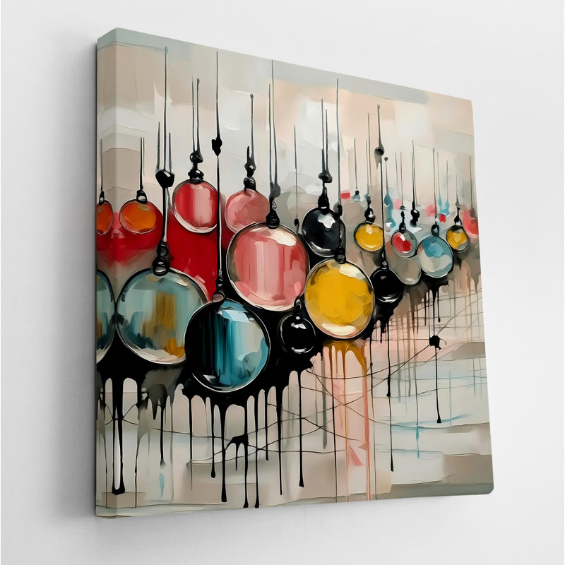 Colorful Orbs, 54" H x 54" W