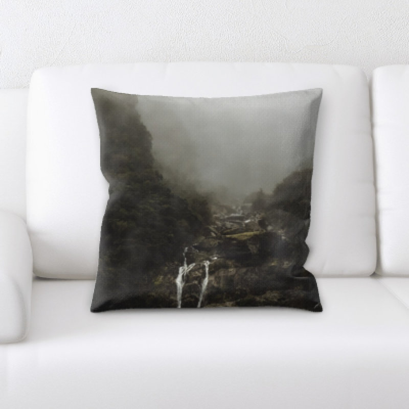 Microsuede Throw Pillow