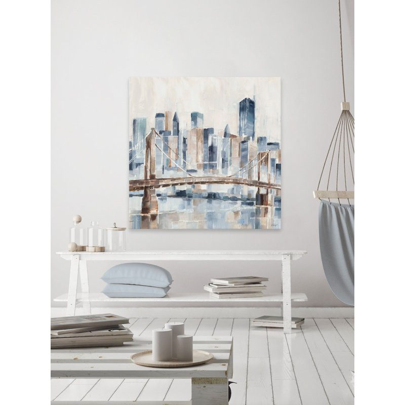 Blue Hour II by Marmont Hill - Wrapped Canvas Painting, 45cm H x 45cm W