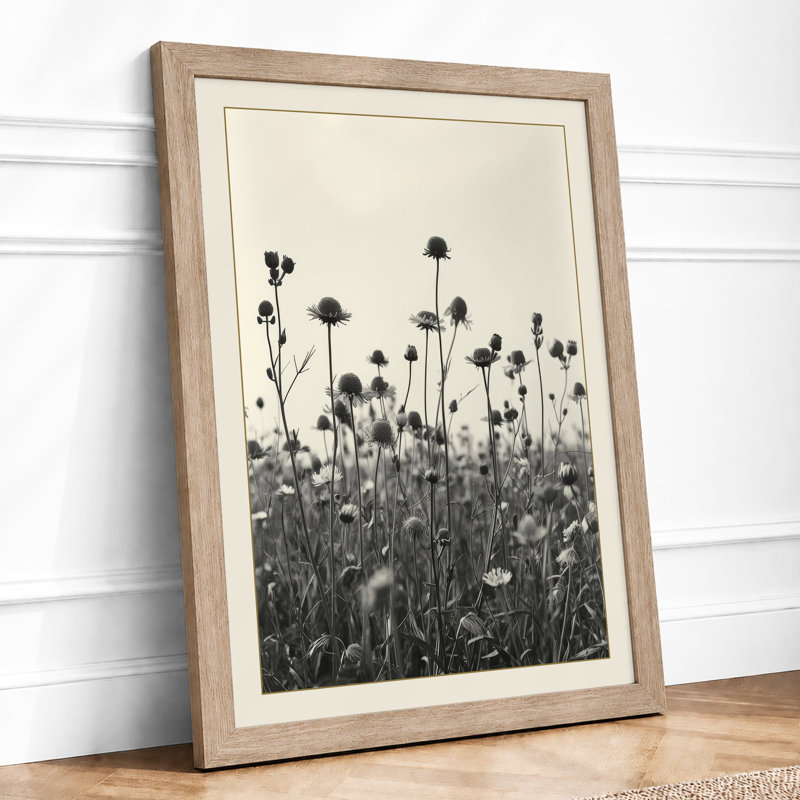 Wildflower Stems Botanical - Print, A1 - 84.1 x 59.4 cm, Oak