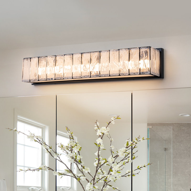 Dimmable Matte Black Led Vanity Bath Bar