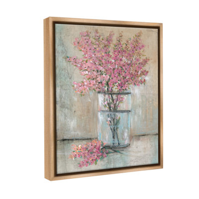 «Cherry Blossom Twigs Floater Frame» par Tim Ottoole sur