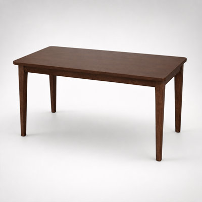 Brekvin 63'' Solid Wood Writing Desk for Small Spaces