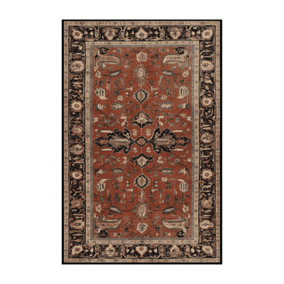 Tapis brun lavable à la machine