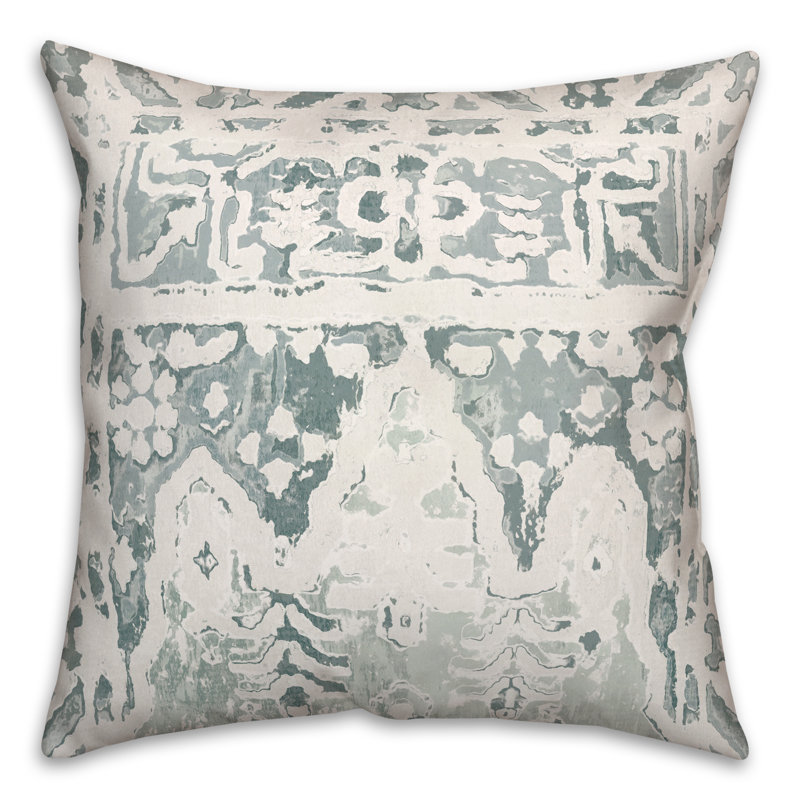 Housse et insert de coussin carré abstrait
