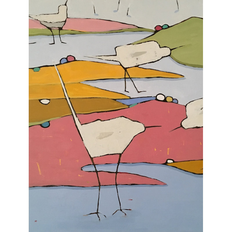 Salmon Marsh Ll Print by Phyllis Adams