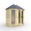 8' x 6' Tiger Elite Pressure-Treated Octagonal Vista