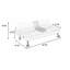 Twin 66 " Upholstered Convertible Sofa