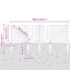 40 cm H x 1000 cm W Fence Panels Fencing