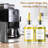 Olive Oil Dispenser Bottle With Bamboo Tray