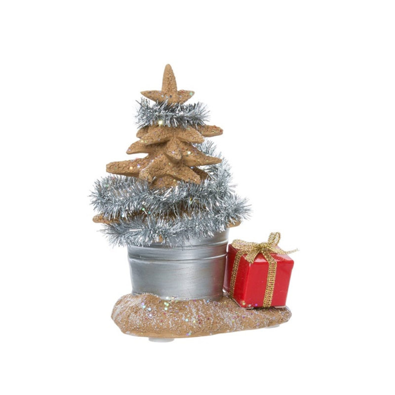 Fabriche Beach Santa, 10", 2-Piece Set