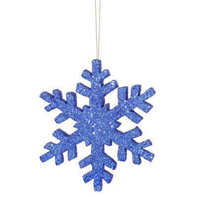 Glitter Outdoor Snowflake Ornament