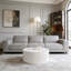 Table basse moderne en cuir fritté clair-1382654119