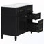 Meuble-lavabo autoportant avec tiroirs et tablette-823439217
