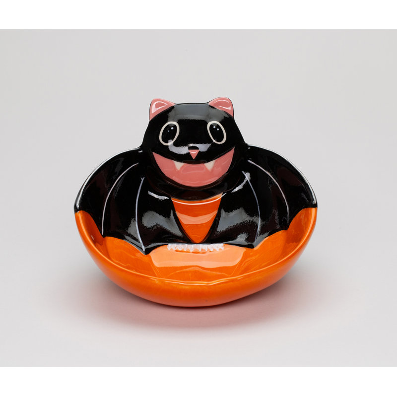 Bat Pumpkin Candy Bowl