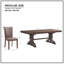 Ensemble de table de salle à manger de style Mid-Century moderne pour 7 personnes, table rectangulaire et 6 chaises de cuisine, ensemble de table de cuisine 7 pièces pour salle à manger, chaises d'appoint rembourrées en similicuir de 6 pièces