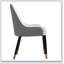 Chaise de salle à manger, pieds en métal, convenant aux restaurants, salons et chambres-31355348