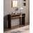 39.37" Brown Rectangular Solid Wood Console Table-107442443
