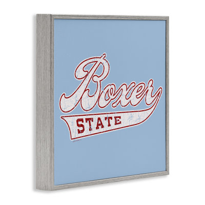 Boxer State Varsity Style Giclee Art by Spirit Animals/Life Is High