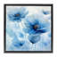  «Mystical Blue Poppies», art mural encadré par Irena Orlov-925778787-925778790