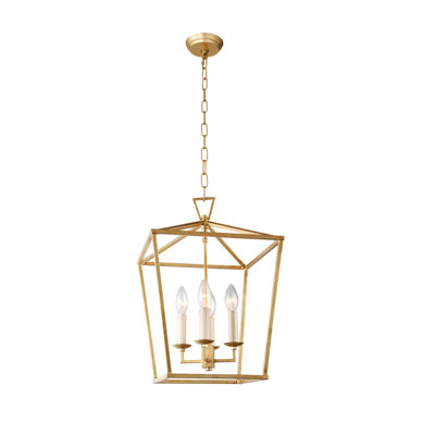 Lustre géométrique à 4 lumières Neslisah