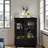 28.02" Kitchen Storage Sideboard Buffet Cabinet Console Table-103053012