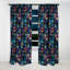 Motif marocain Boho - rideau floral - rideau floral obscurcissant - 1 panneau-107563342