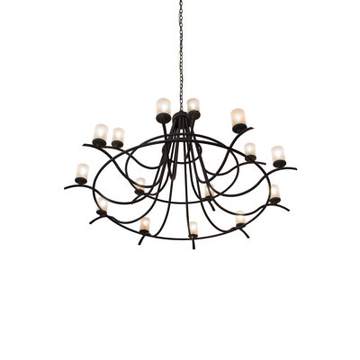 Lustre géomatique à 15 lumières Octavia