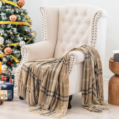 Soft Chenille Throw Blanket