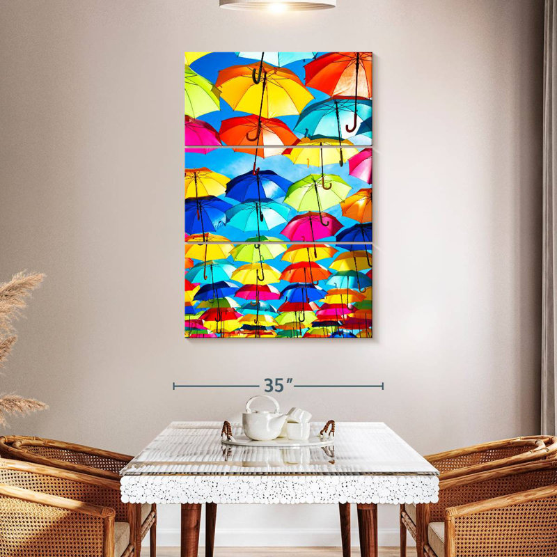 Kerner Colourful Umbrellas - Blue Sky