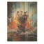 Brown Dance Beaver III - Castor sur bois-839960023