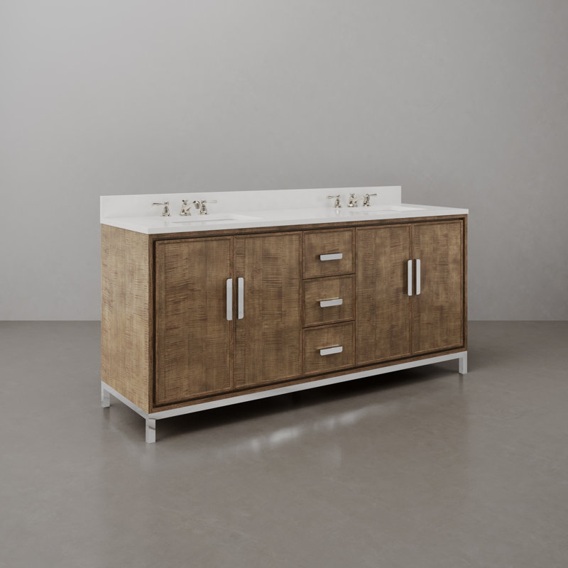 Westin 72" Freestanding Standard Double Bathroom Vanity with Top