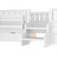 Lit de jour simple avec 2 tiroirs et garde-corps double-531429390