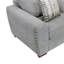 Canapé chenille gris