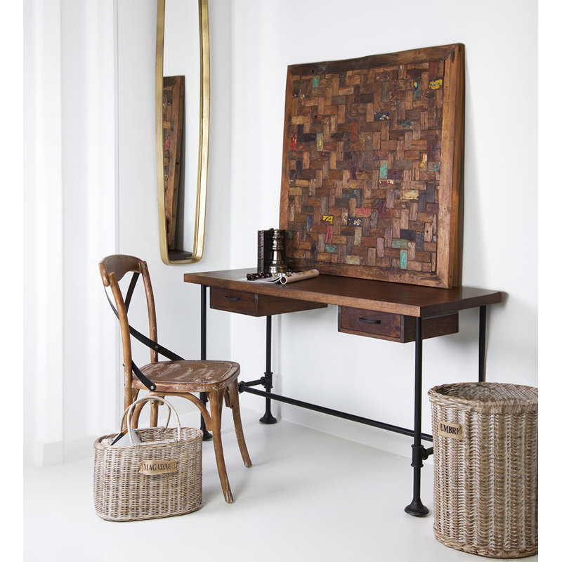 Pipa Solid Wood Writing Desk