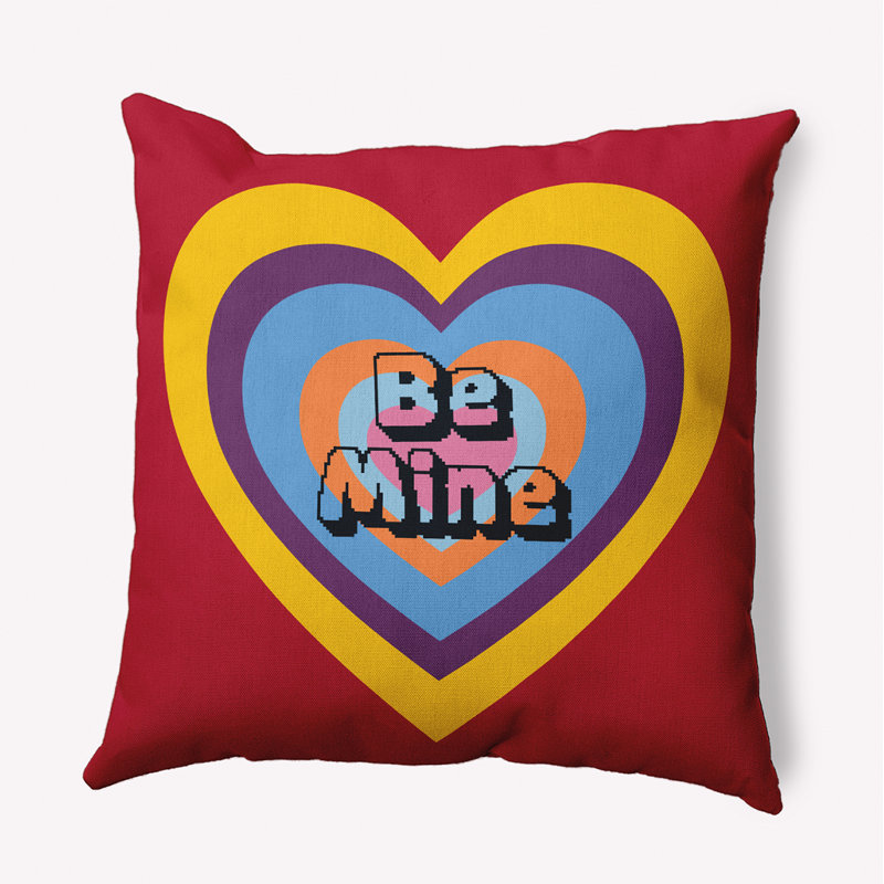 Reversible Throw Pillow, 20" H x 20" W, Square