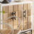 Simple Retro Solid Wood And Iron Sideboard