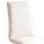 2 chaises d'appoint modernes rembourrées blanches, pieds en métal, utilisation de 2 chaises contemporaines avec pieds pour la salle à manger