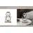Decorative Metal and Glass Sandtimer Object for Home Decor - Contemporary Sculpture Accent for Office, Table or Living Room Decoration - Silver-277107267