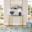 Oscar Glass Top Console Table-1406551593
