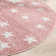 Kennedy Stars Pink Children's Rug