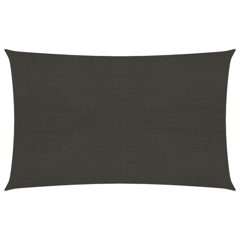 Attalus Rectangular Shade Sail, Anthracite, 2.5m x 4.5m