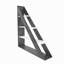 Pisa 120cm W Ladder Bookcase-1804215623