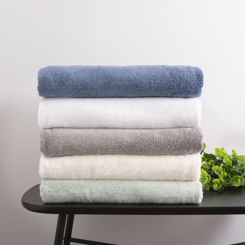 Ensemble de serviettes 6 pièces 100% coton biologique, Green