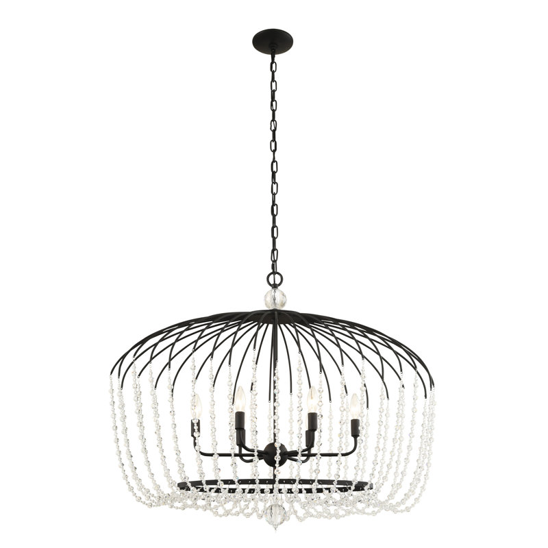Voliere 1-Light Crystal Pendant