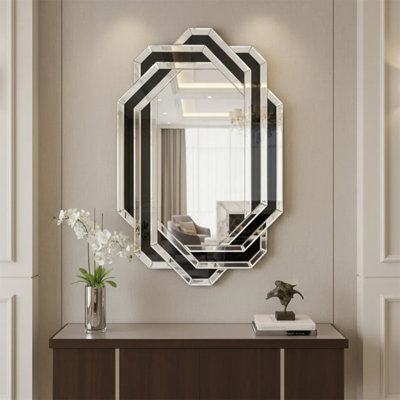 Miroir décoratif pour mur de salle de bain