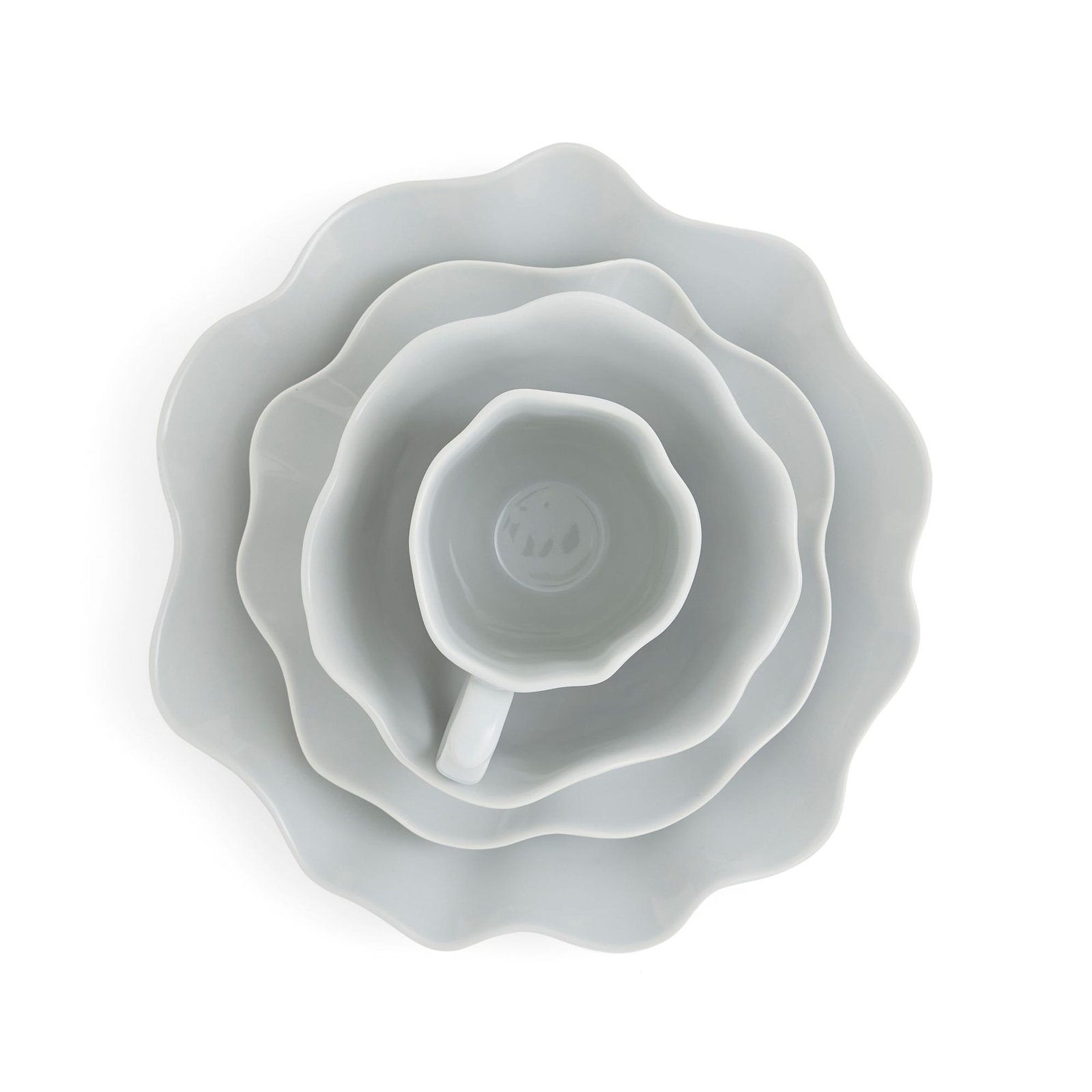 Sophie Conran Floret Stoneware Dinnerware Set, Gray