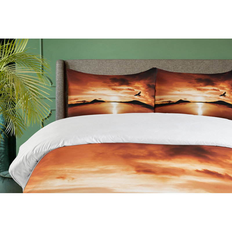 Rustic Polyester Duvet Cover, Twin Duvet Cover + 1 Pillow Sham