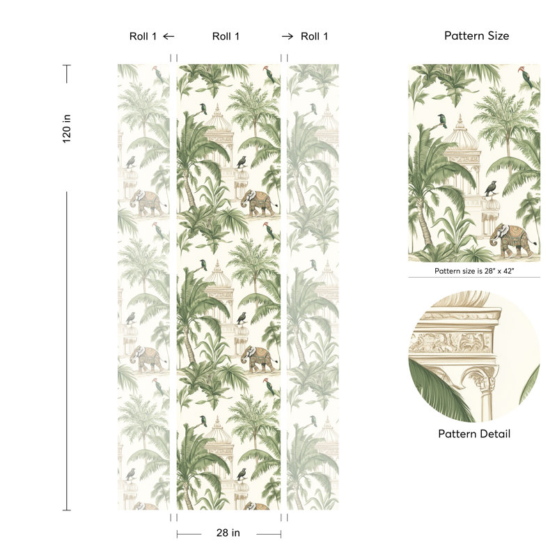 Papier peint exotique Jungle